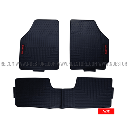 FLOOR MAT RUBBER / LATEX ANTI SLIP SILICONE FOR SUZUKI CULTUS (2018-2024) (IMPORTED) - ndestore.com