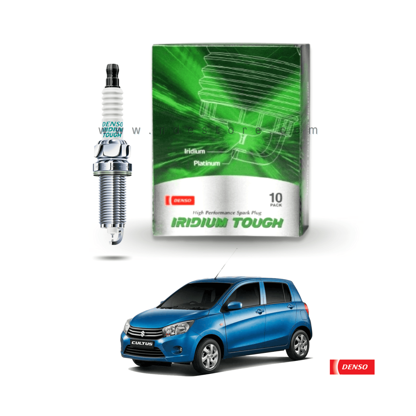 SPARK PLUG DENSO IRIDIUM TOUGH FOR SUZUKI CULTUS (2018-2024) - ndestore.com