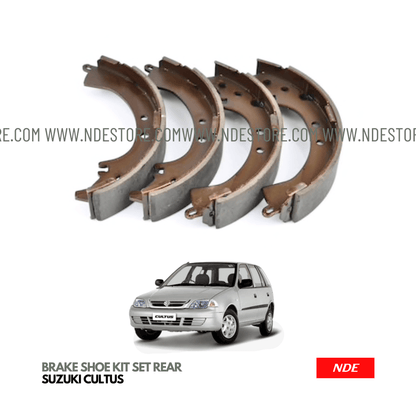 BRAKE, BRAKE SHOE KIT REAR DOT FOR SUZUKI CULTUS (2004-2018) - ndestore.com