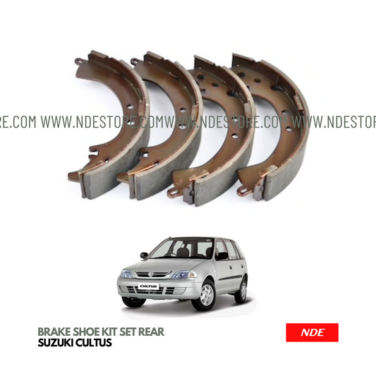 BRAKE, BRAKE SHOE KIT REAR DOT FOR SUZUKI CULTUS (2004-2018)