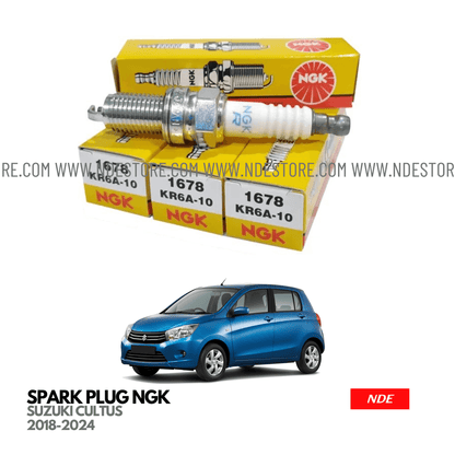 SPARK PLUG NGK FOR SUZUKI CULTUS (3 PIECES) (2018-2024) - ndestore.com