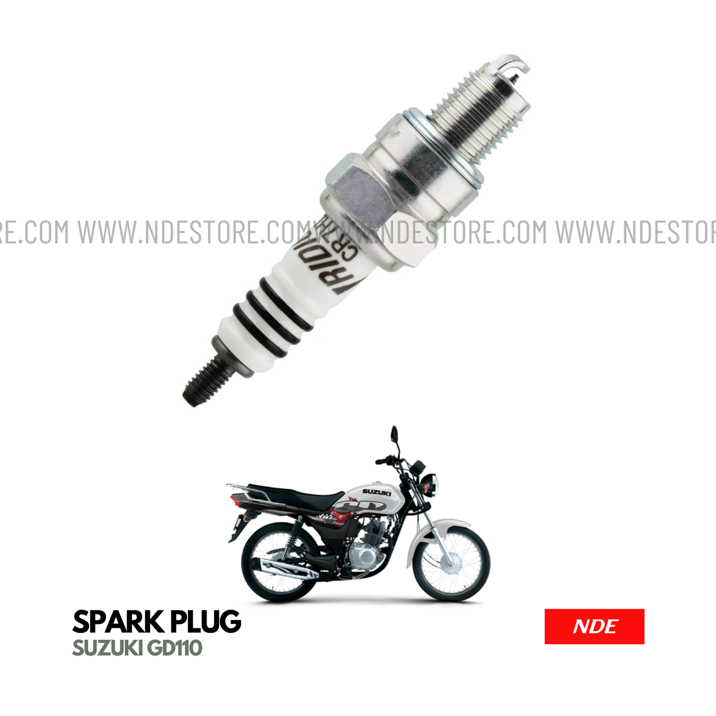 SPARK PLUG NGK IRIDIUM IX FOR SUZUKI GD110 - ndestore.com