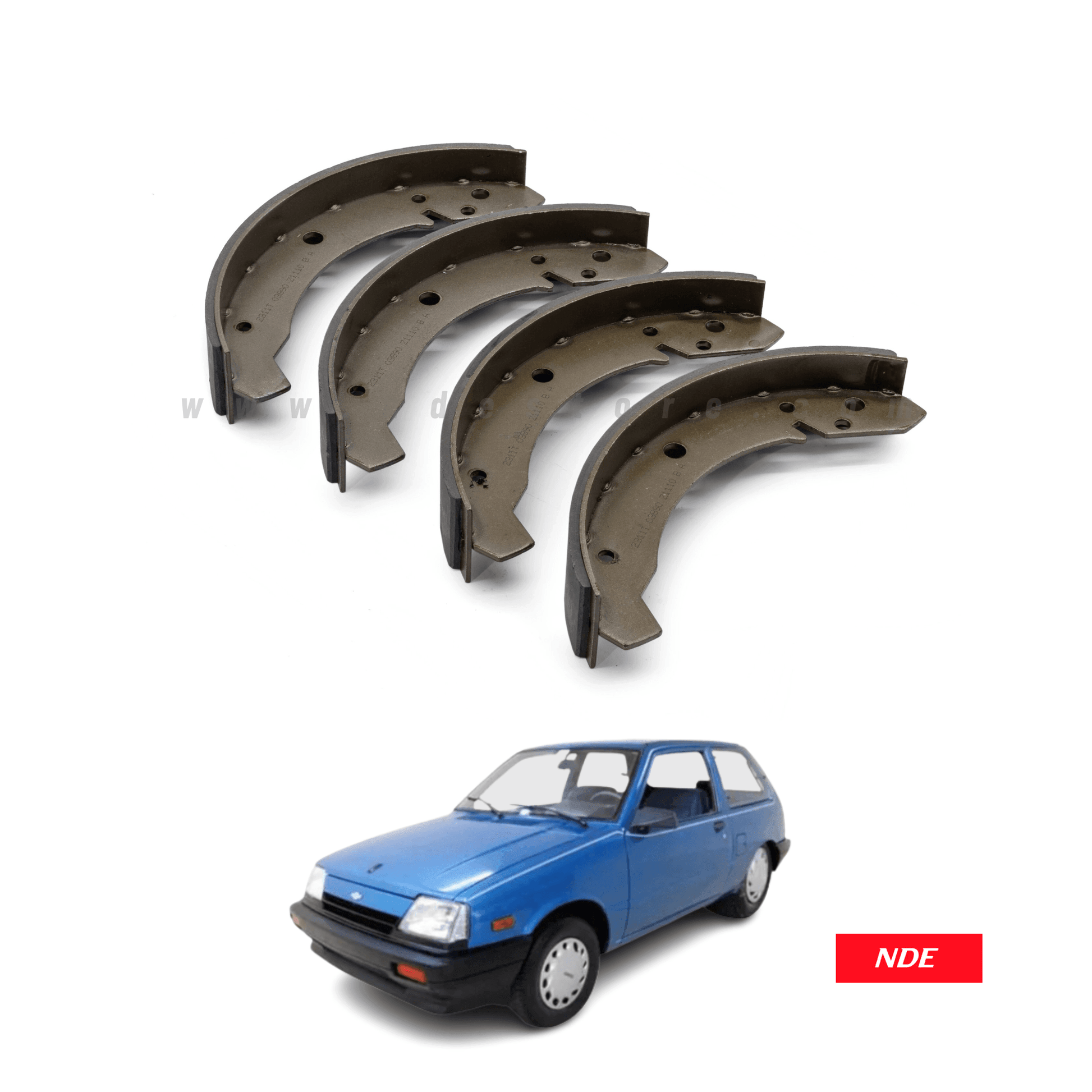 BRAKE, BRAKE SHOE SET REAR FOR SUZUKI KHYBER - ndestore.com