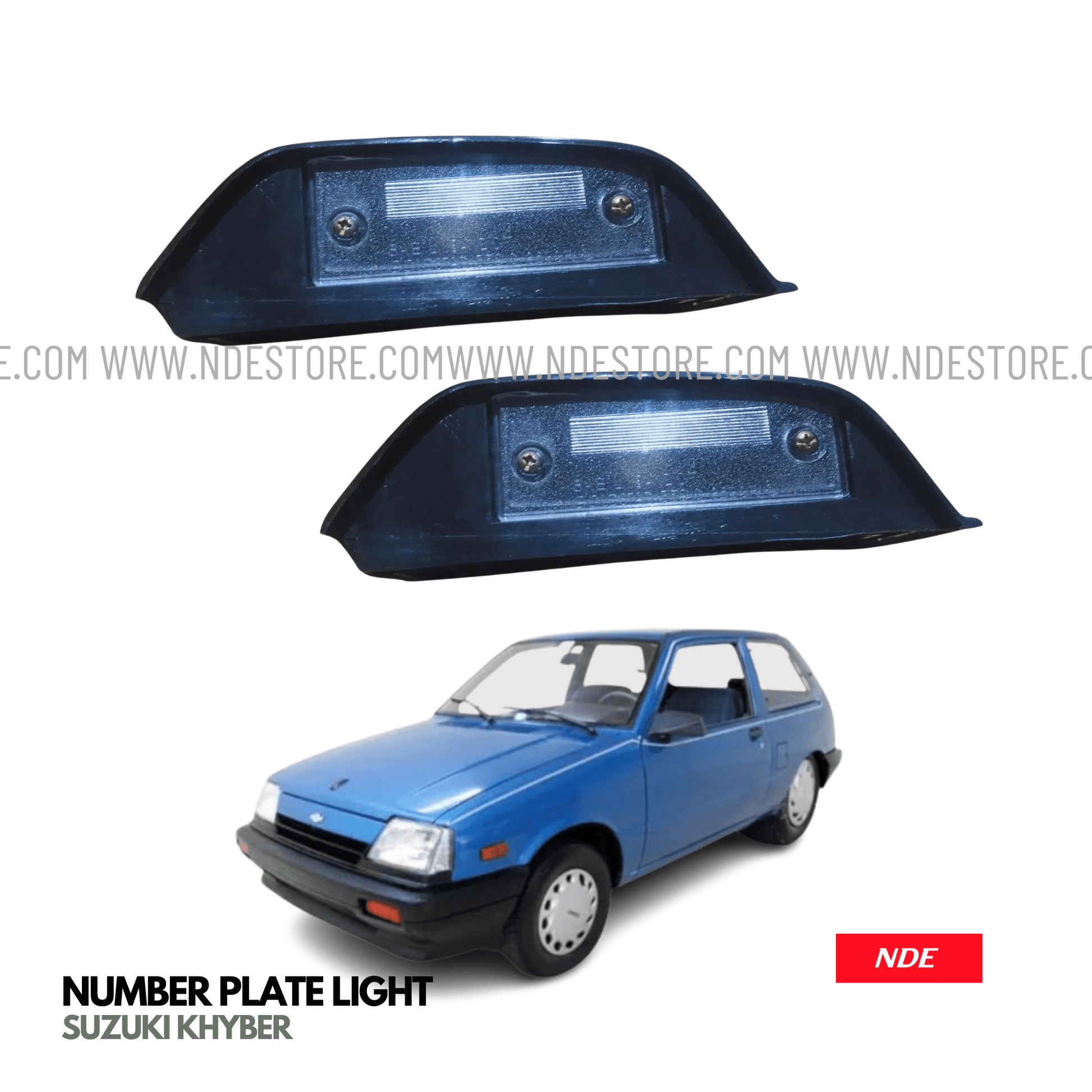 NUMBER PLATE LIGHT SET FOR SUZUKI MEHRAN (2 PIECES) - ndestore.com