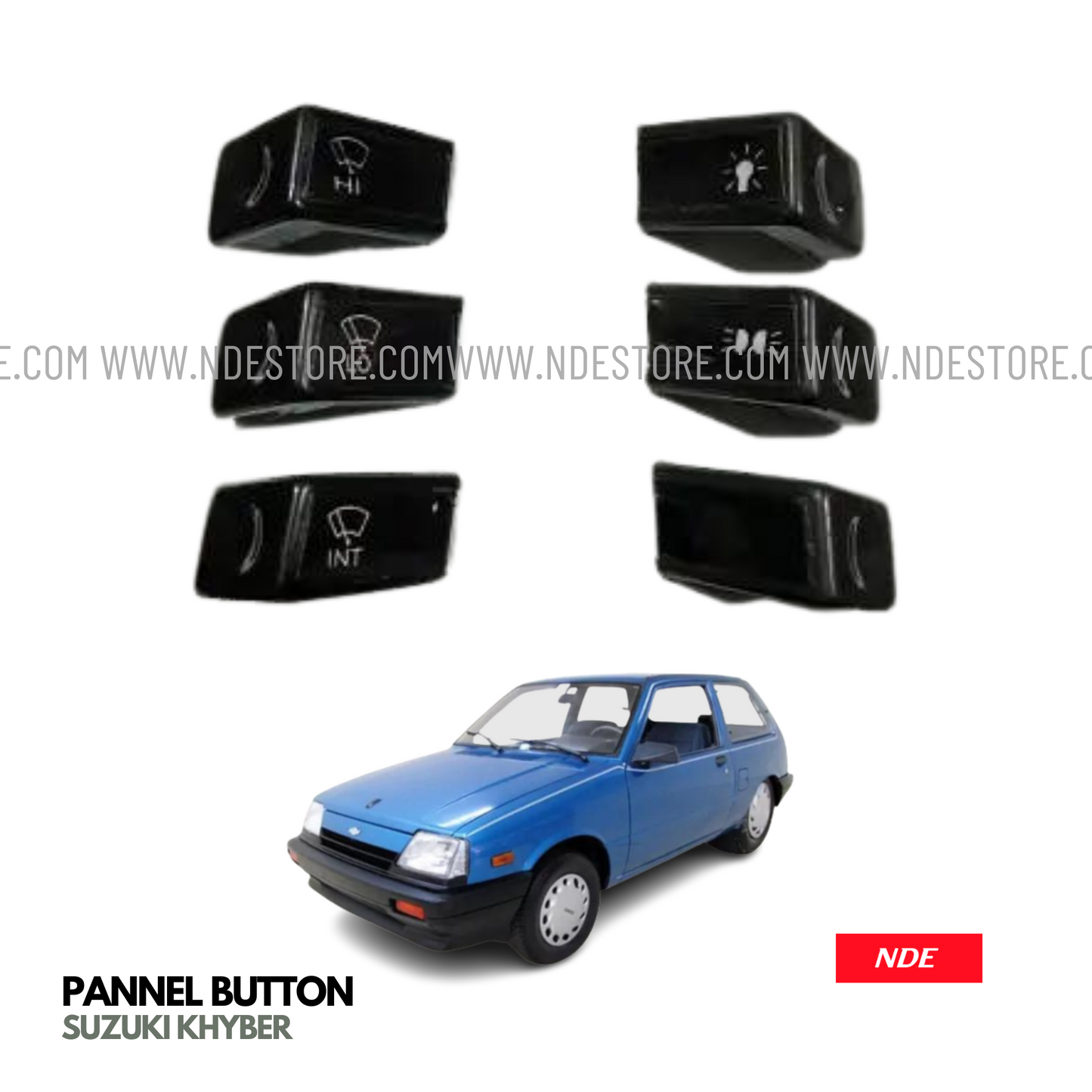 PANEL BUTTON 6 PIECES SET FOR SUZUKI KHYBER