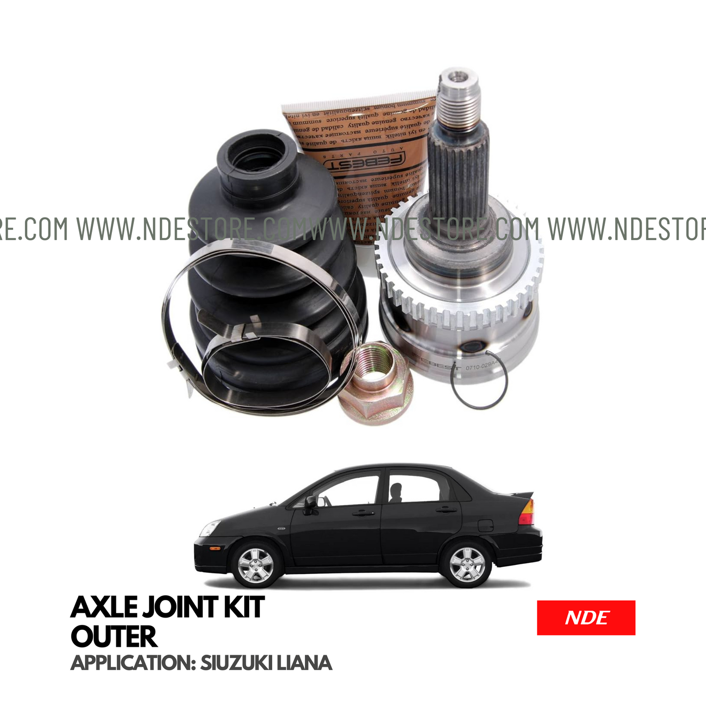 AXLE JOINT - C.V JOINT COMPLETE KIT OUTER FOR SUZUKI LIANA