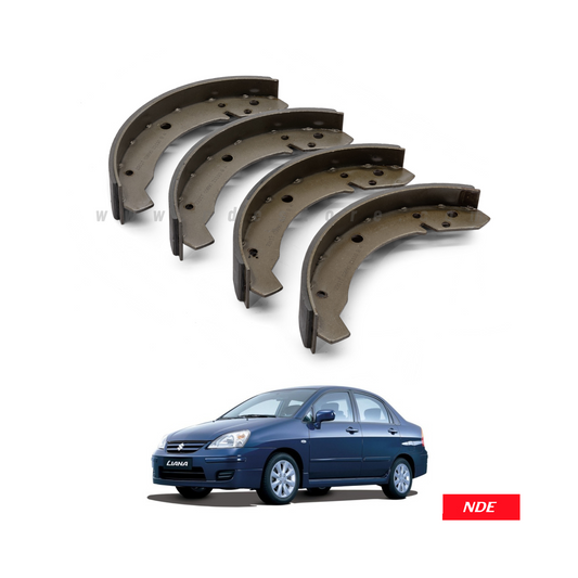 BRAKE, BRAKE SHOE SET REAR FOR SUZUKI LIANA