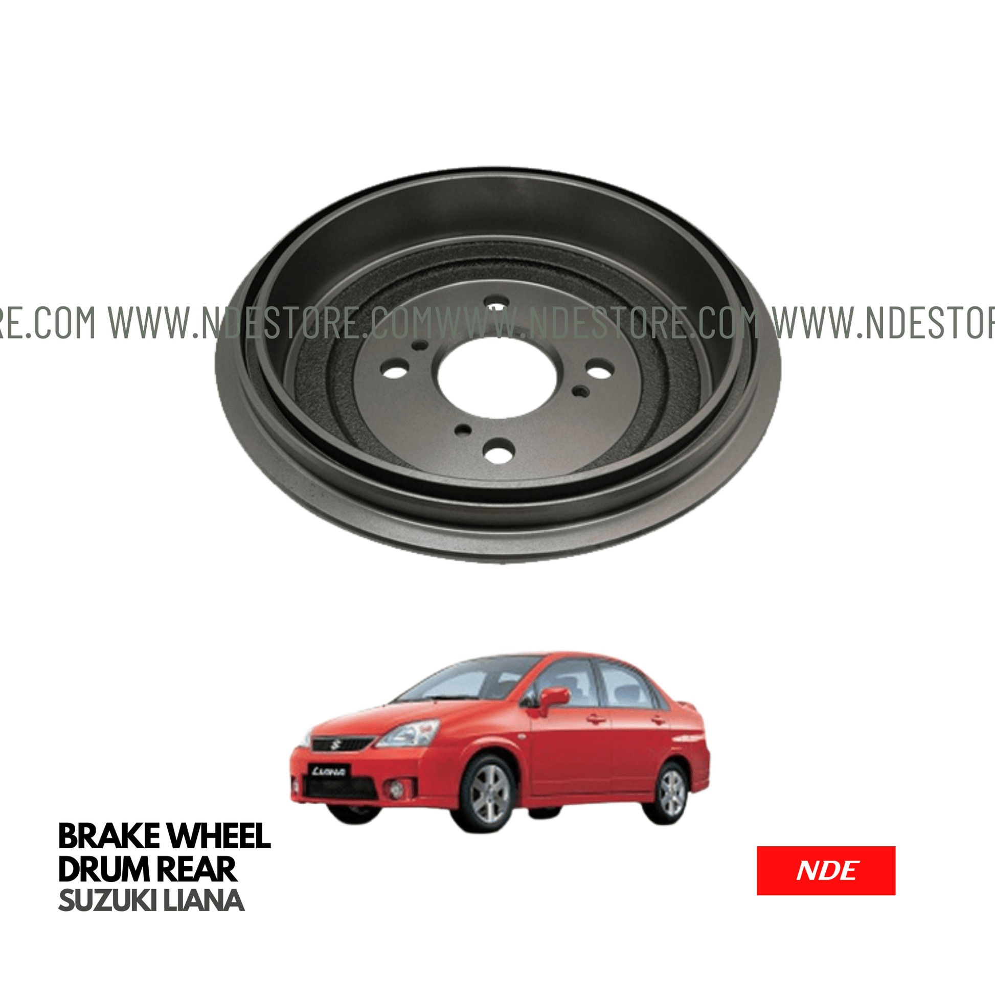 BRAKE, WHEEL DRUM REAR FOR SUZUKI LIANA - ndestore.com