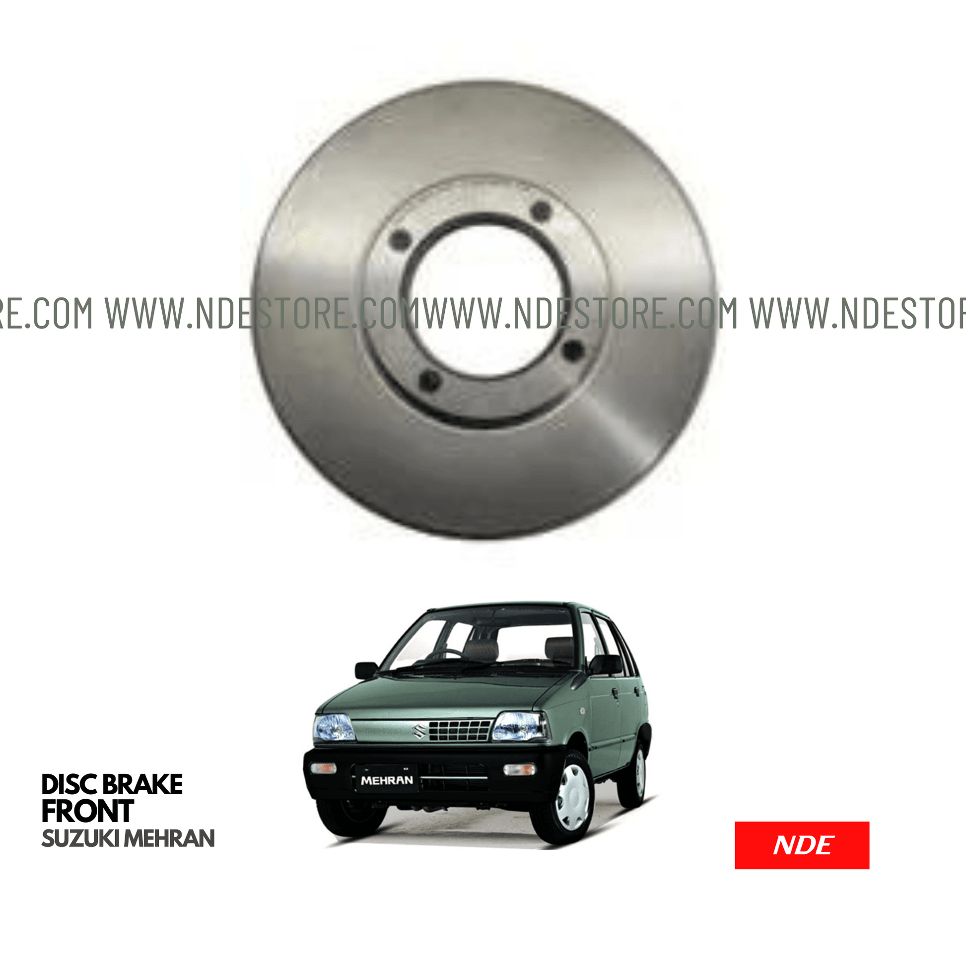 BRAKE WHEEL BRAKE ROTOR FRONT FOR SUZUKI MEHRAN (OEM) - ndestore.com