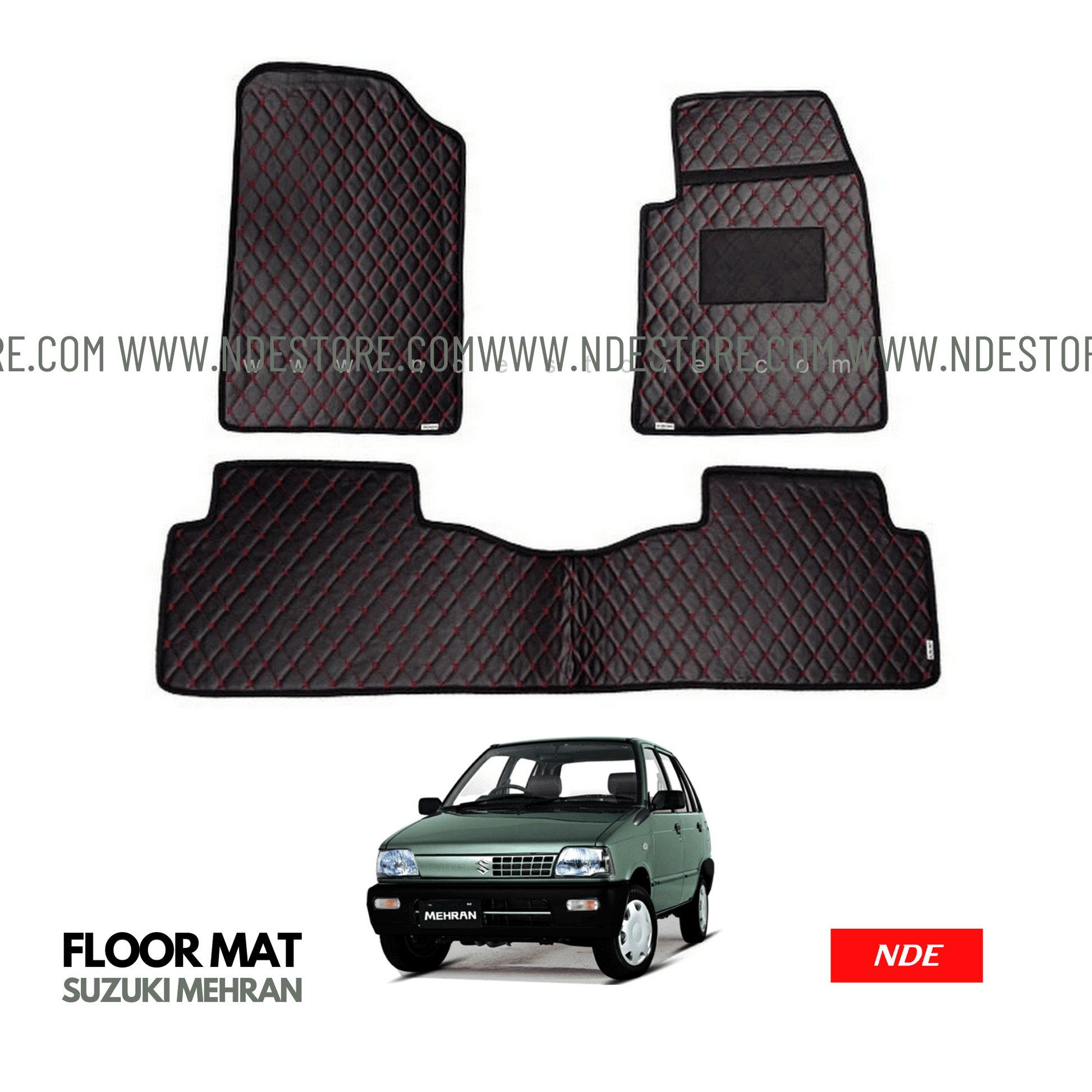 FLOOR MAT PREMIUM QUALITY FLAT 7D STYLE FOR SUZUKI MEHRAN - ndestore.com