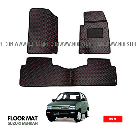 FLOOR MAT PREMIUM QUALITY FLAT 7D STYLE FOR SUZUKI MEHRAN