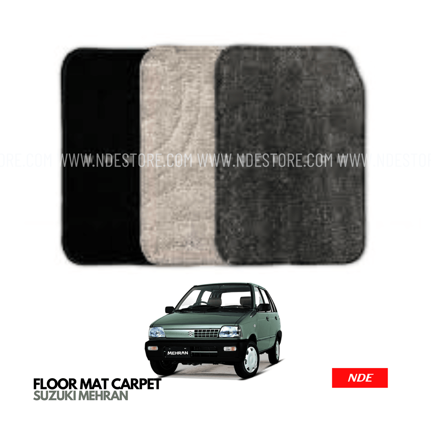 FLOOR MATS PREMIUM QUALITY FOR SUZUKI MEHRAN - ndestore.com