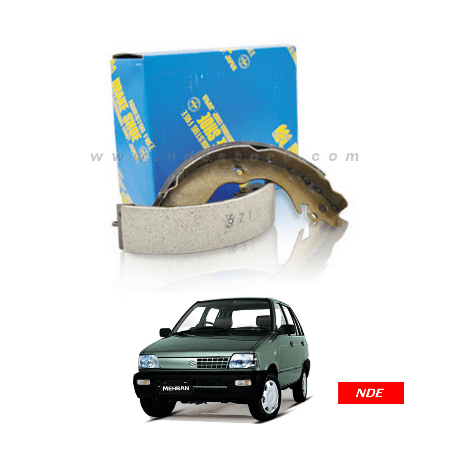 BRAKE SHOE KIT REAR FOR SUZUKI MEHRAN - MK JAPAN - ndestore.com