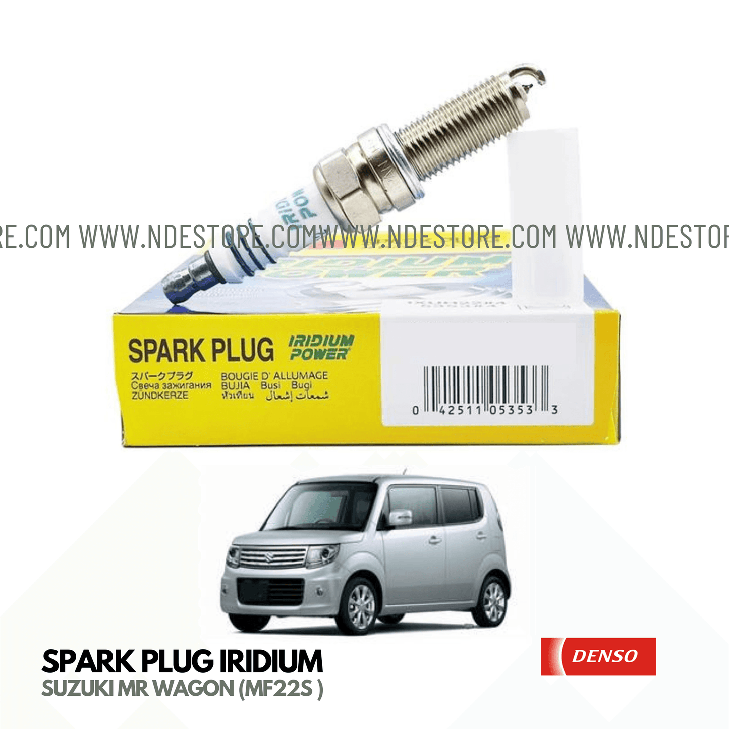 SPARK PLUG DENSO IRIDIUM POWER FOR SUZUKI MR WAGON - ndestore.com