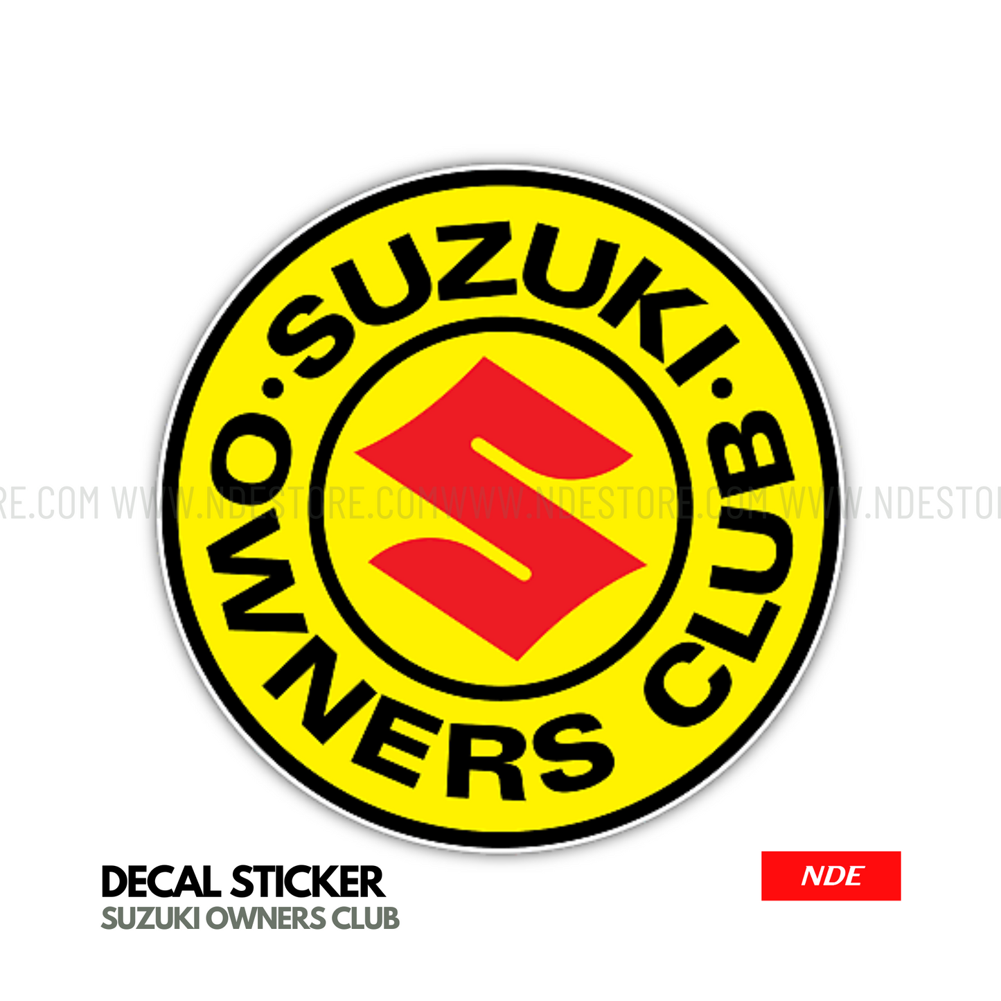 STICKER SUZUKI OWNERS CLUB