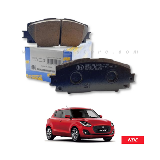 BRAKE DISC PAD FRONT FOR SUZUKI SWIFT (2018-2024) - MK JAPAN - ndestore.com