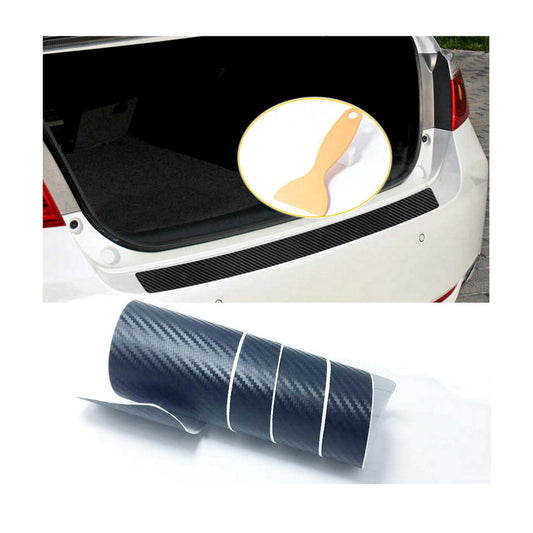 STICKER FOR REAR BUMPER ANTI-SCRATCH CARBON FIBER STYLE PREMIUM QUALITY