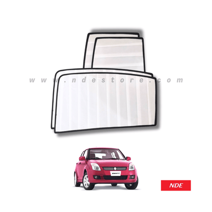 SUN SHADE WHITE WRINKLE FOR SUZUKI SWIFT (2008-2018) - ndestore.com