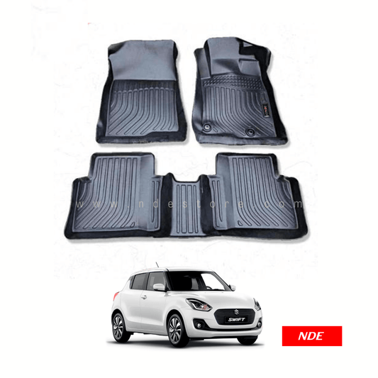 FLOOR MAT TPE STYLE PREMIUM QUALITY FOR SUZUKI SWIFT (2021-2024) - ndestore.com