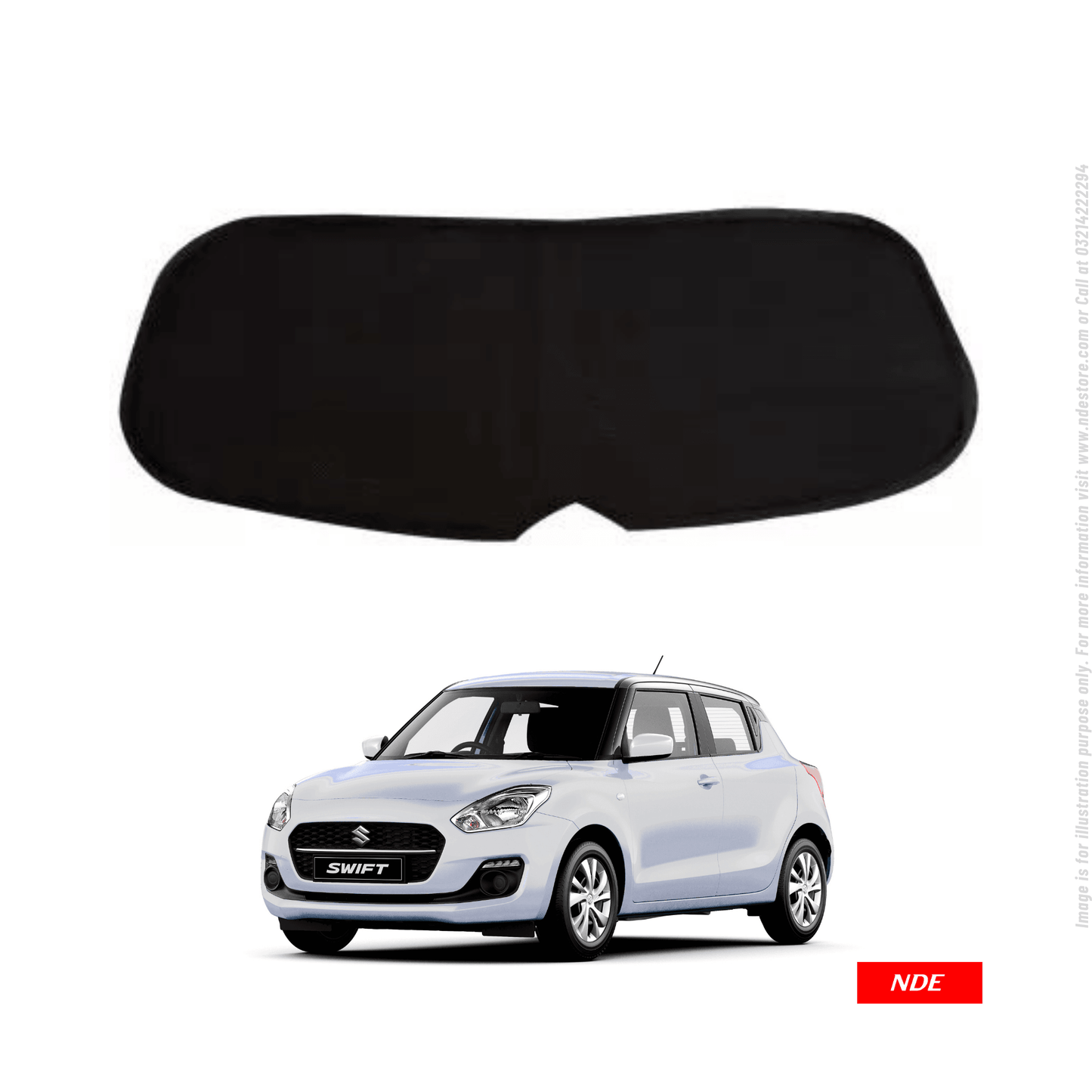 SUN SHADE REAR PREMIUM QUALITY FOR SUZUKI SWIFT (2021-2024) - ndestore.com