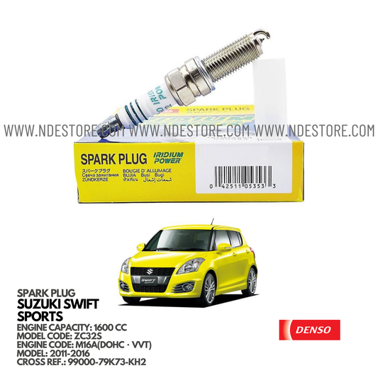 SPARK PLUG FOR SUZUKI SWIFT SPORTS 1600CC (2011-2016)