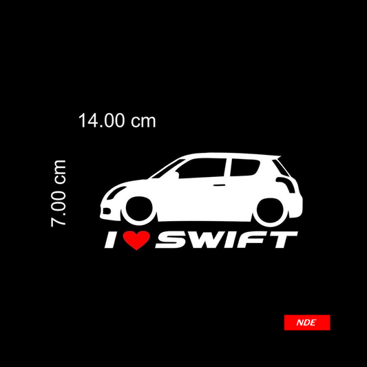 STICKER I LOVE SWIFT SKU:8051