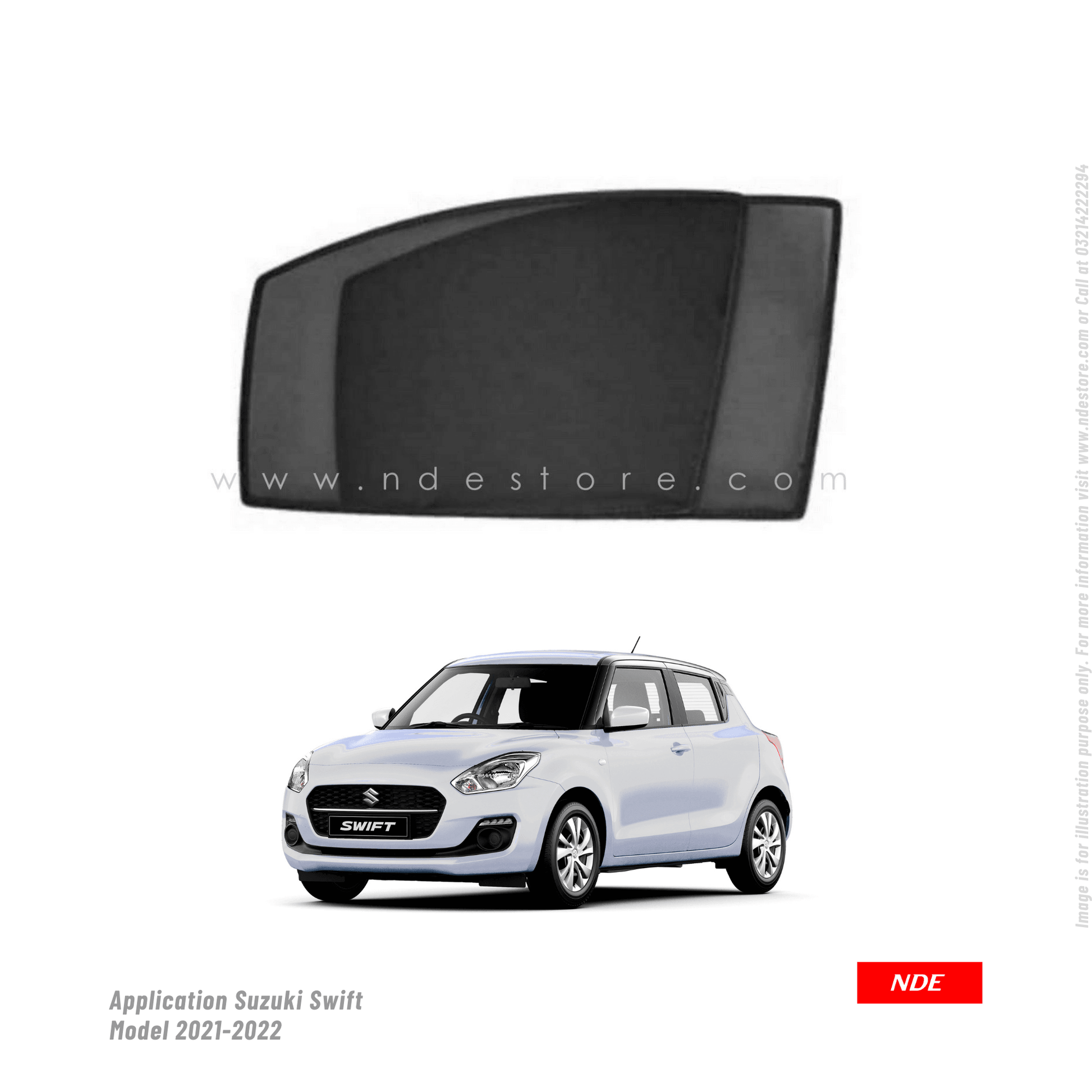 SUN SHADE PREMIUM QUALITY FOR SUZUKI SWIFT (2018-2024) - ndestore.com