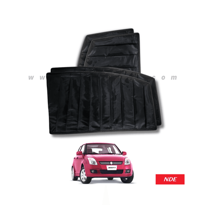 SUN SHADE BLACK WRINKLE FOR SUZUKI SWIFT (2008-2018) - ndestore.com