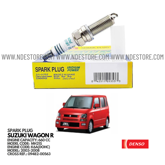 SPARK PLUG IRIDIUM FOR SUZUKI WAGON R MH21S (2003-2008) - ndestore.com