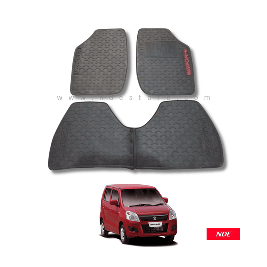 FLOOR MAT RUBBER / LATEX ANTI SLIP SILICONE FOR SUZUKI WAGON R (IMPORTED) - ndestore.com