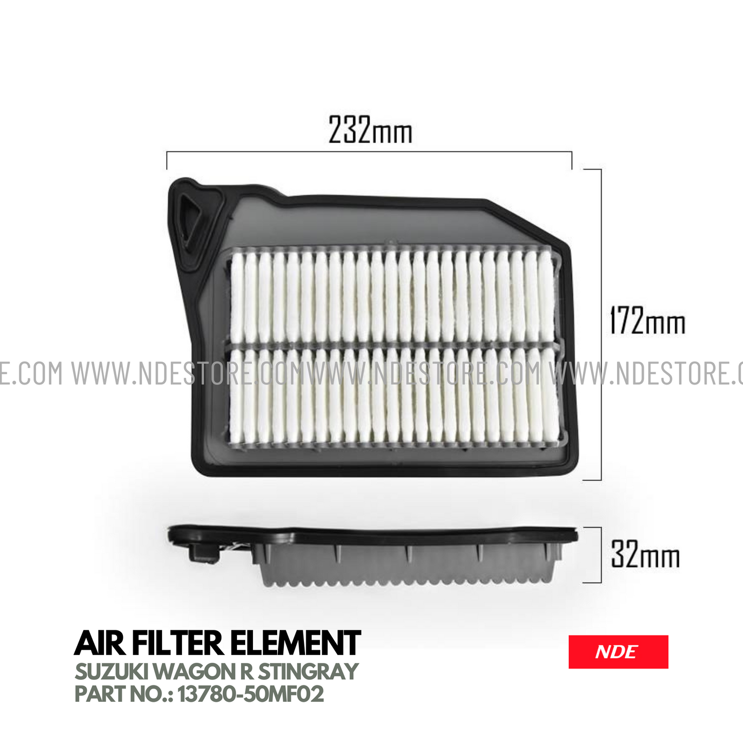 AIR FILTER ELEMENT FOR SUZUKI WAGON R STINGRAY - ndestore.com