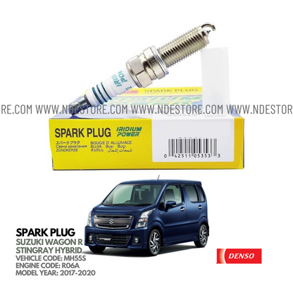 SPARK PLUG DENSO IRIDIUM POWER FOR SUZUKI WAGON R STINGRAY HYBRID MH55S (2017-2020)