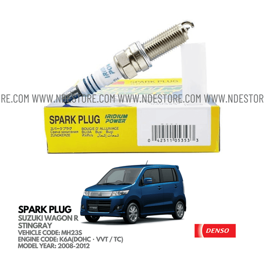 SPARK PLUG FOR SUZUKI WAGON R STINGRAY MH23S (2008-2012) - ndestore.com