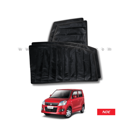 SUN SHADE BLACK WRINKLE FOR SUZUKI WAGON R - ndestore.com