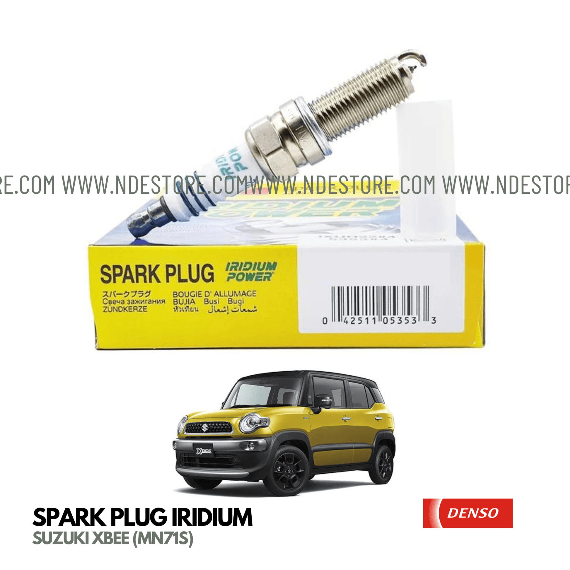 SPARK PLUG DENSO IRIDIUM POWER FOR SUZUKI MR WAGON - ndestore.com