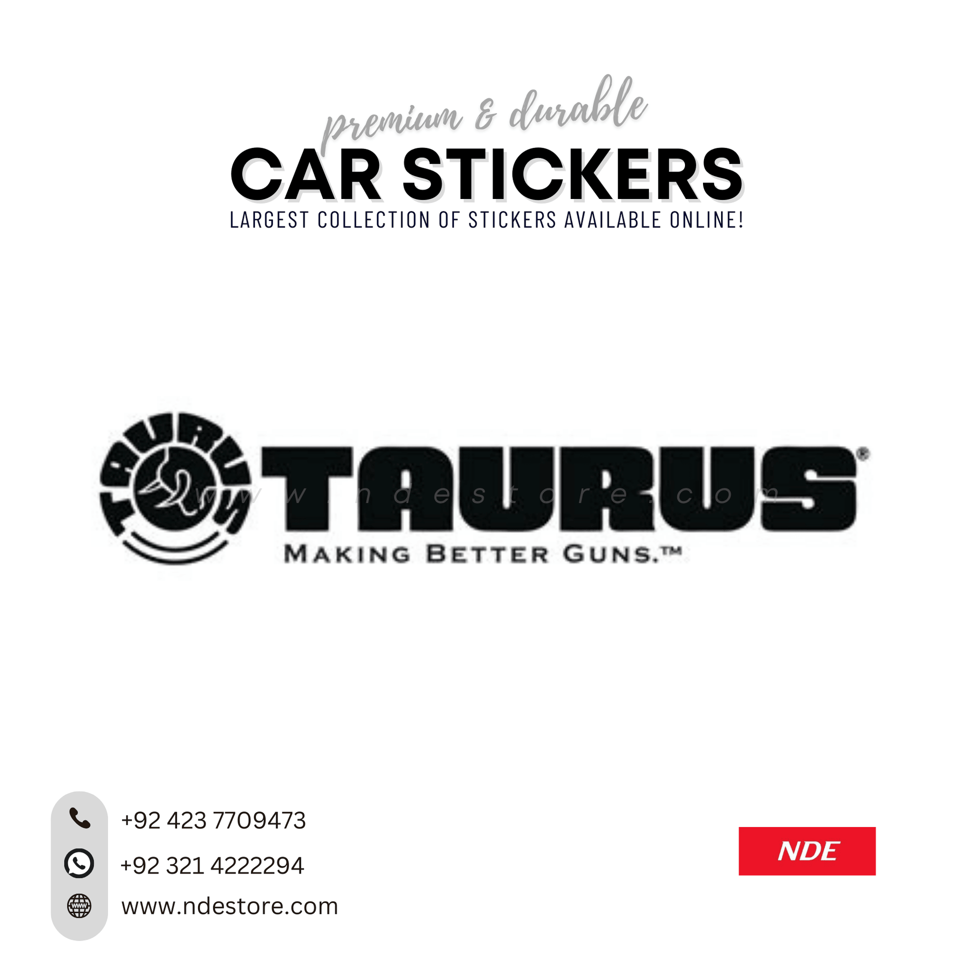 STICKER, TAURUS (SKU: T7781) - ndestore.com