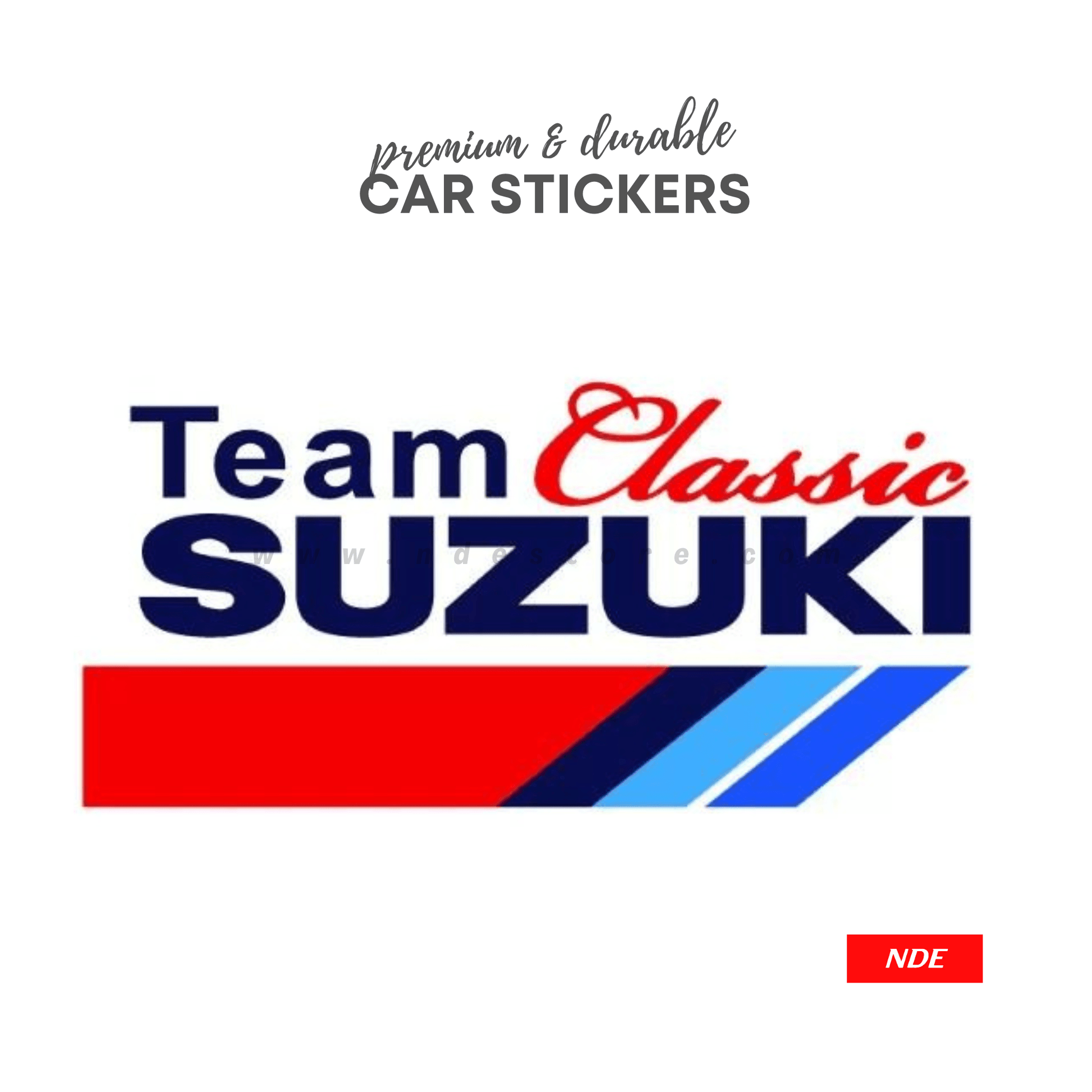 STICKER, TEAM SUZUKI CLASSIC - ndestore.com