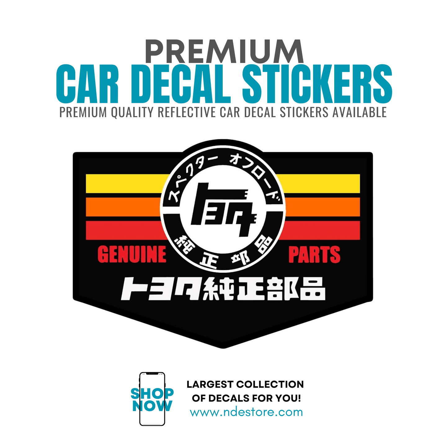 STICKER TEN GENUINE PARTS - ndestore.com