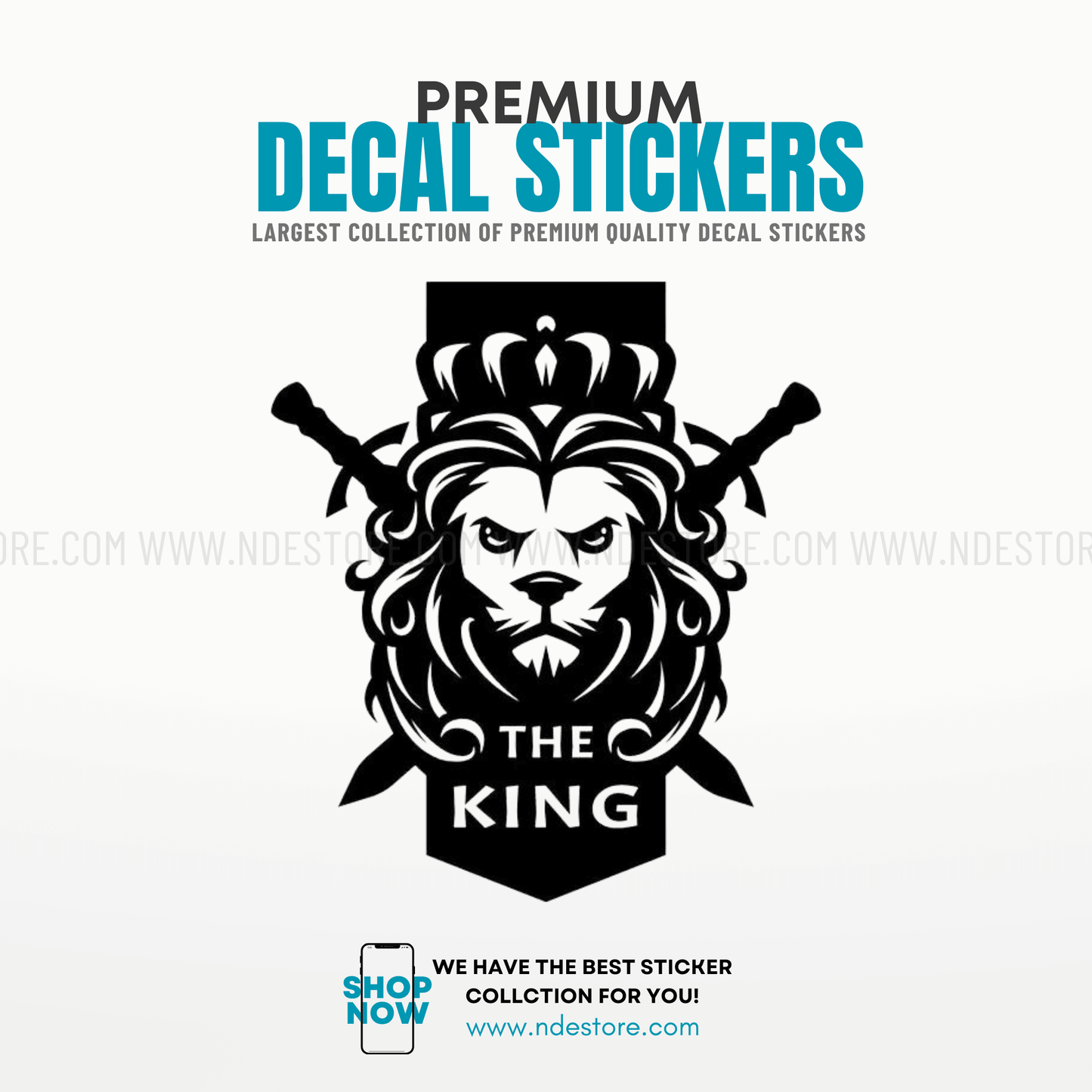 STICKER THE KING - ndestore.com