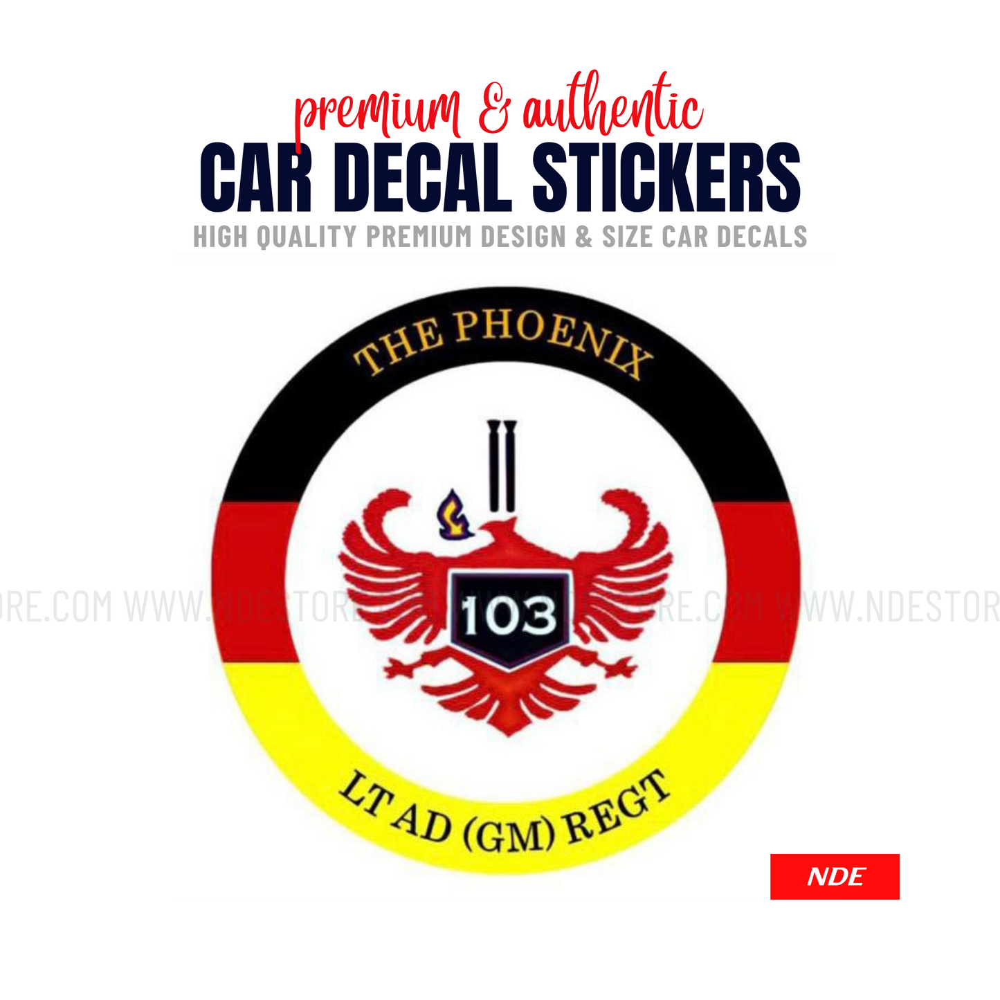 STICKER THE PHEONIX