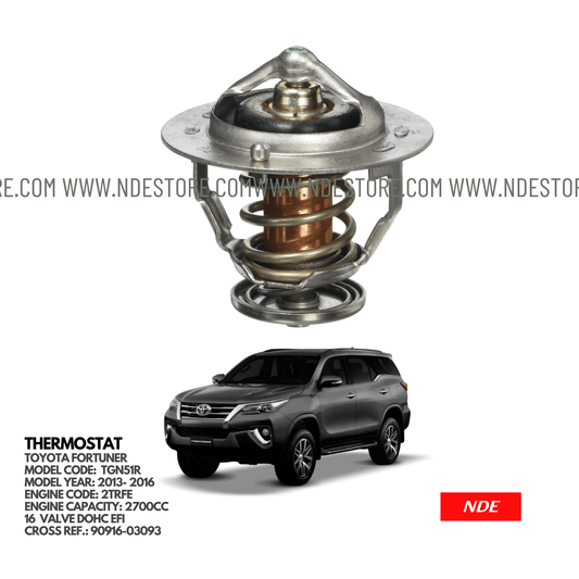 THERMOSTAT VALVE FOR TOYOTA FORTUNER (2013-2016) - ndestore.com