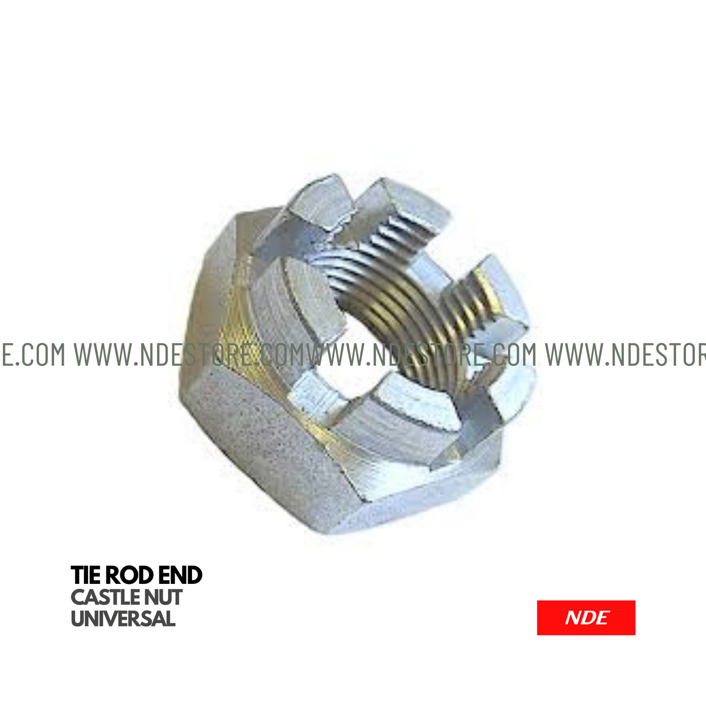 BALL JOINT TIE ROD END CASTLE NUT (UNIVERSAL APPLICATION) - ndestore.com