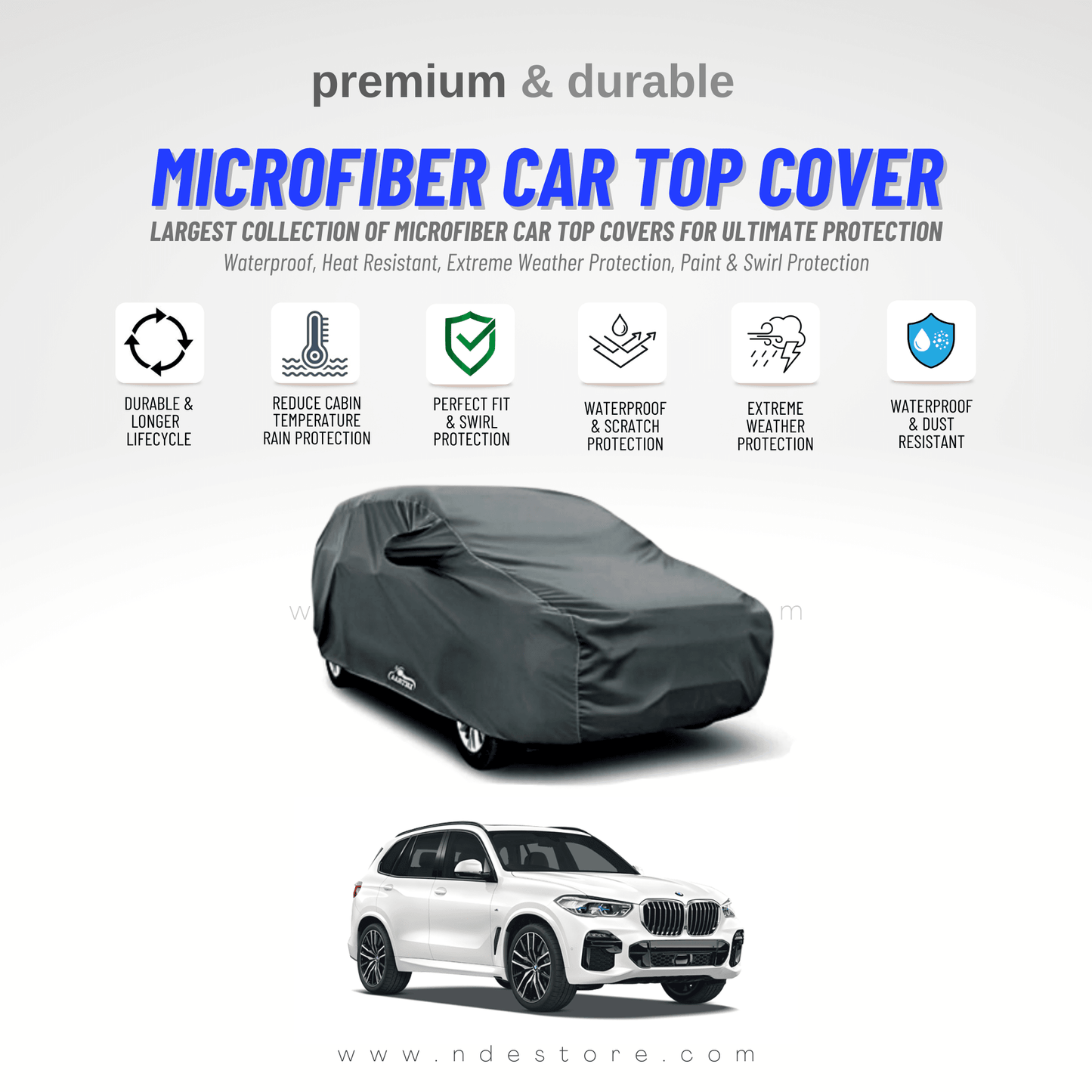 TOP COVER MICROFIBER FOR BMW X SERIES - ndestore.com