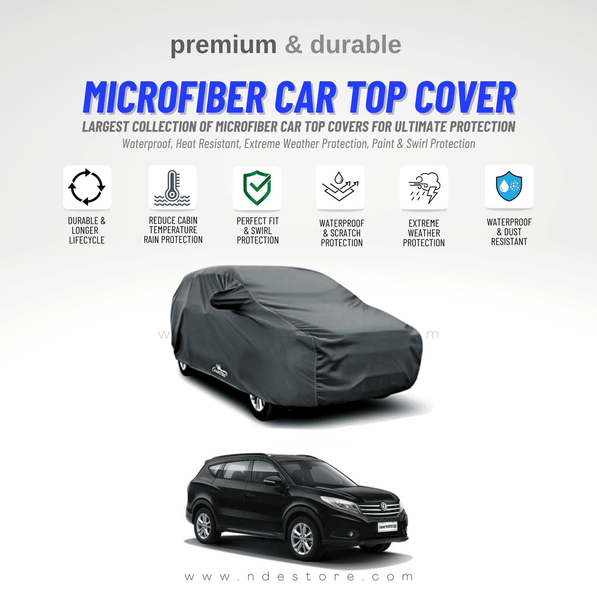 TOP COVER MICROFIBER FOR DFSK GLORY 580 - ndestore.com