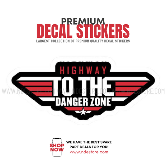 STICKER DANGER ZONE