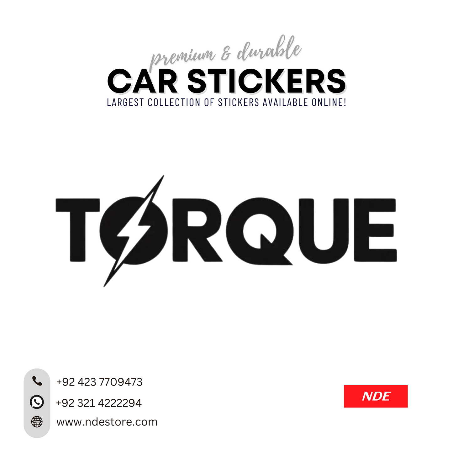 STICKER TORQUE - ndestore.com