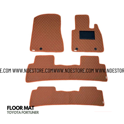 FLOOR MAT 7D FLAT STYLE FOR TOYOTA FORTUNER (2012-2016)