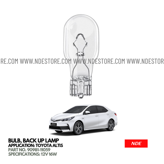 BULB BACK UP LAMP FOR TOYOTA ALTIS