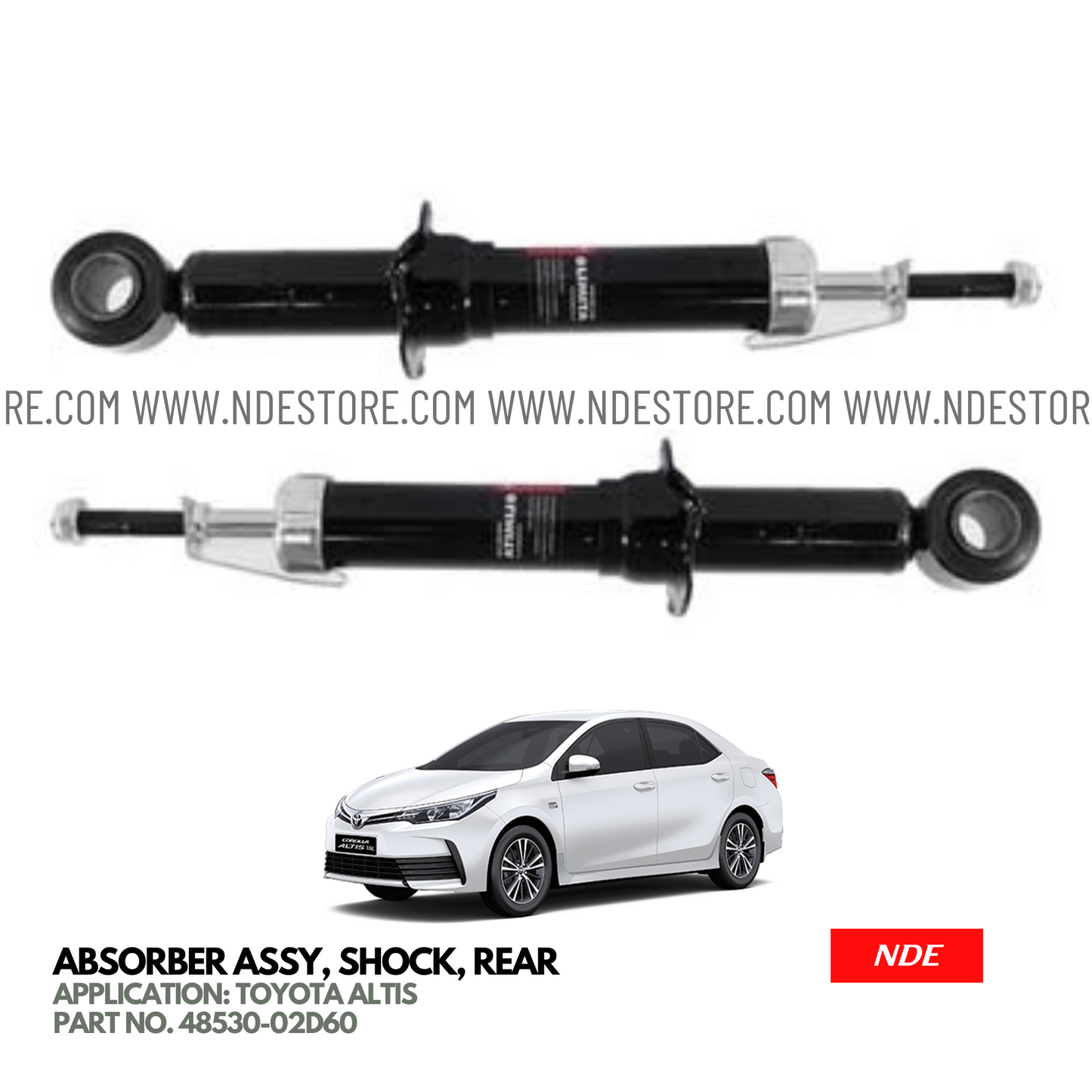 SHOCK ABSORBER ASSY REAR FOR TOYOTA ALTIS (2008-2024)