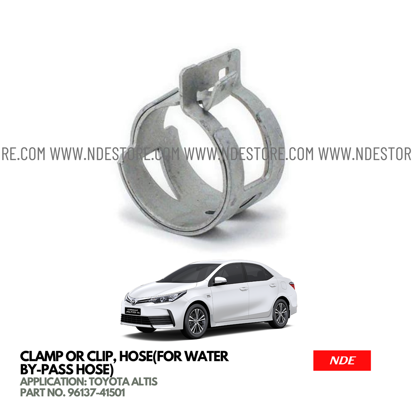 HOSE PIPE CLAMP WATER BY PASS PIPE FOR TOYOTA ALTIS (2008-2024)